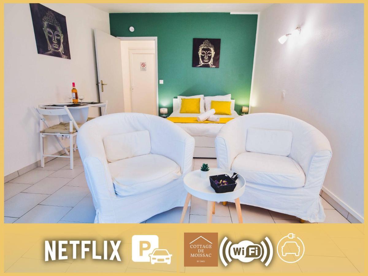 Apt T1 Cosy Et Ambiance Zen "Cottage De Moissac" 外观 照片